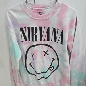Nirvana Pastel Tie-Dye Sweatshirt